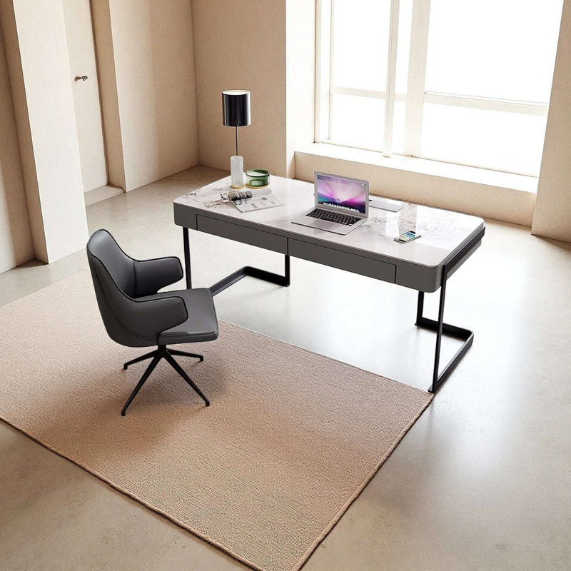 Sintered Stone Office Desk | Modern Executive Desk Set