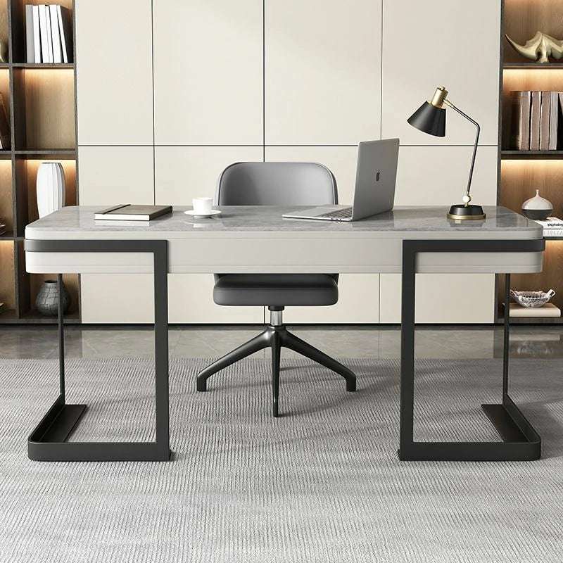 Sintered Stone Office Desk | Modern Executive Desk Set
