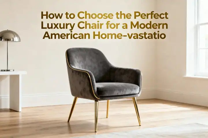 How to Choose the Perfect Luxury Chair for a Modern American Home