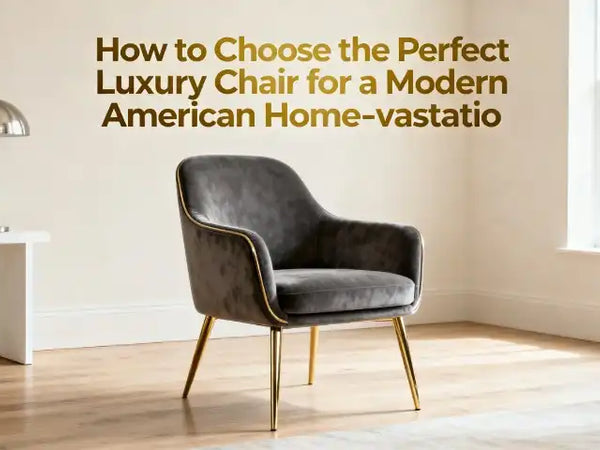 How to Choose the Perfect Luxury Chair for a Modern American Home