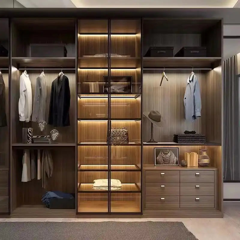 Customized Closet Showroom Closet Showroom Storage Cabinet Home Wardrobe Shopping Mall Display Cabinet