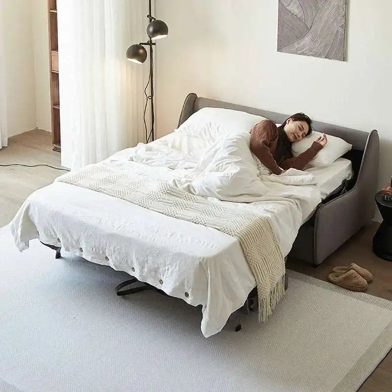 FUNROLUX Modern Convertible Sofa Bed with Plush Cushions