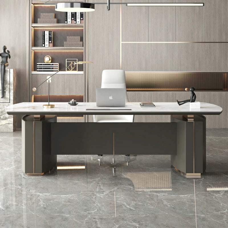 Luxury Sintered Stone Executive Desk | Office Furniture