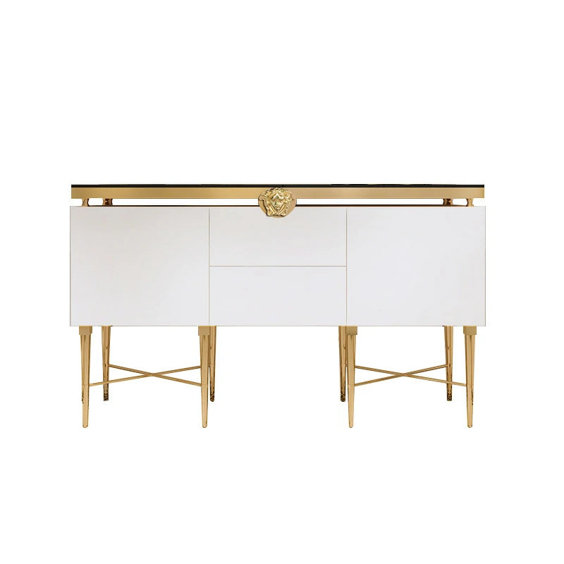 Inspired Luxury Sideboard with Gold Accents