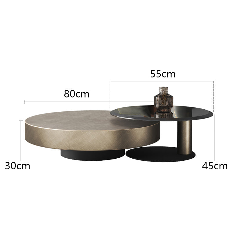 Nesting Coffee Table - Modern Round Living Room Tables