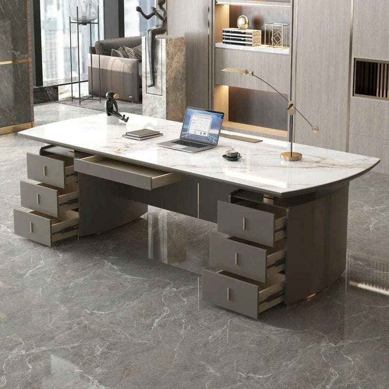 Luxury Sintered Stone Executive Desk | Office Furniture