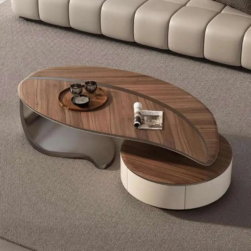 Nesting Coffee Tables - Wood & Metal Accent Furniture
