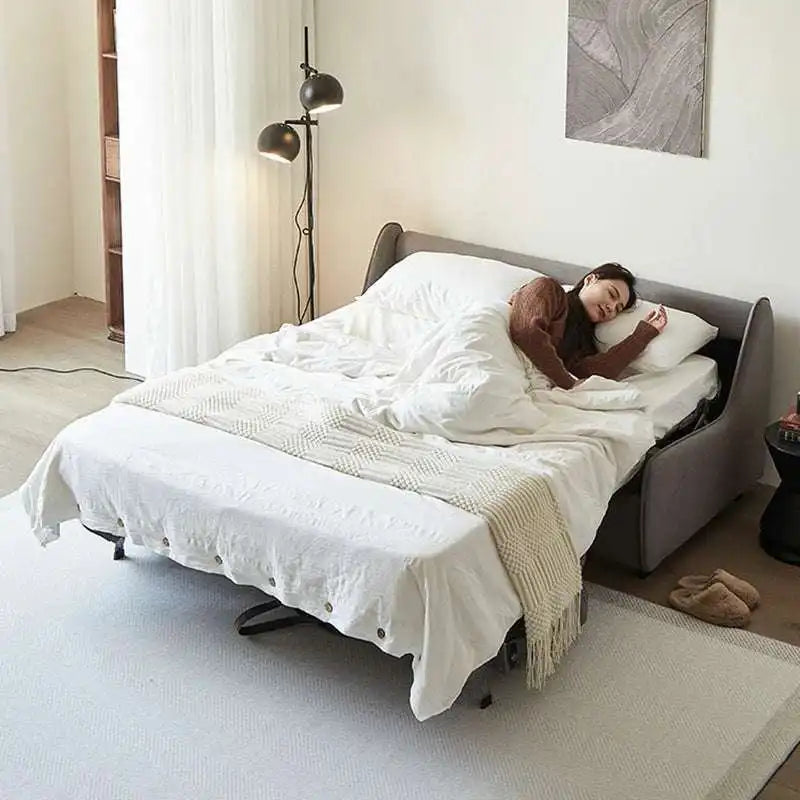FUNROLUX Modern Convertible Sofa Bed with Plush Cushions
