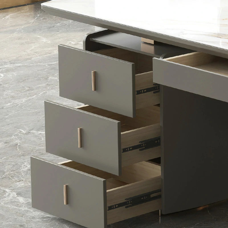 Luxury Sintered Stone Executive Desk | Office Furniture