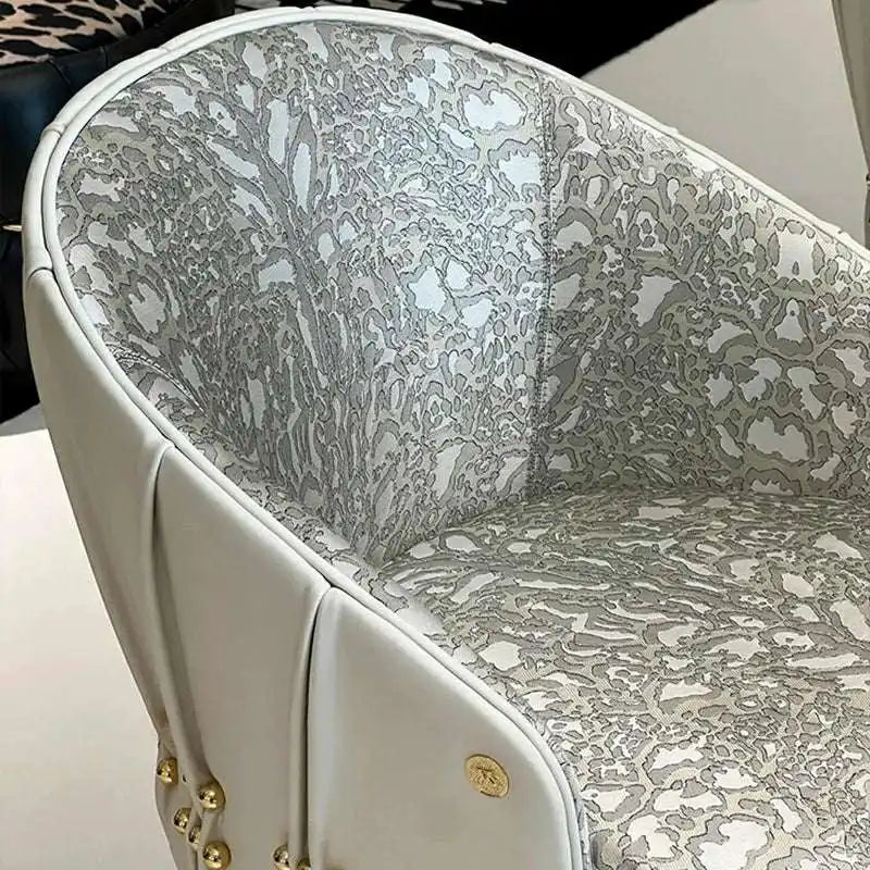 Elegant Upholstered Dining Chair - Solid Wood Frame