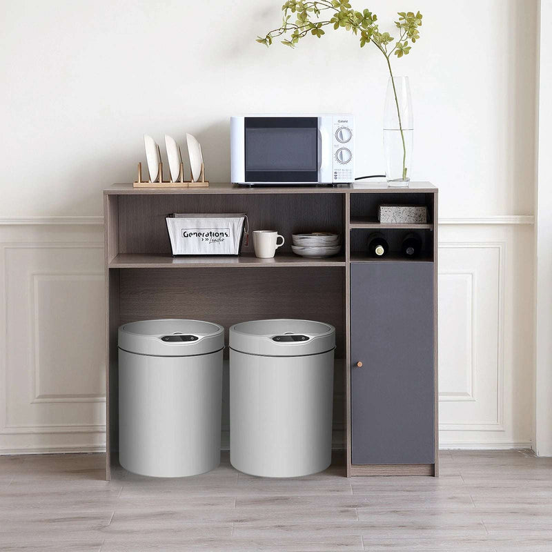 Modern Kitchen Sideboard with Folding Storage