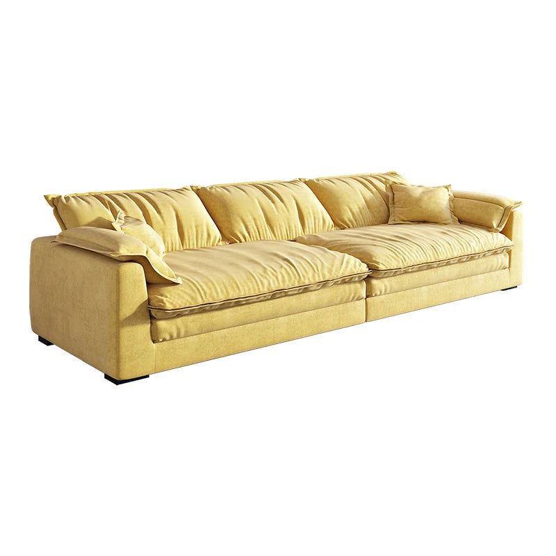 Modern Beige Oversized Sofa - Plush & Spacious Design