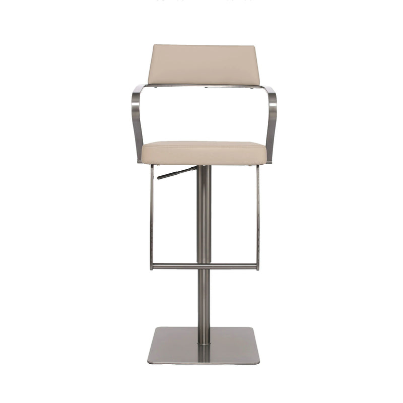 Beige Adjustable Bar Stool | Modern Kitchen & Bar Seating