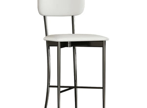 Wide Back Bar Stool – 300 lb Capacity, Modern Style