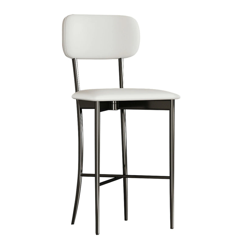 Wide Seat White Bar Stool - 300lb Capacity | Kitchen & Bar