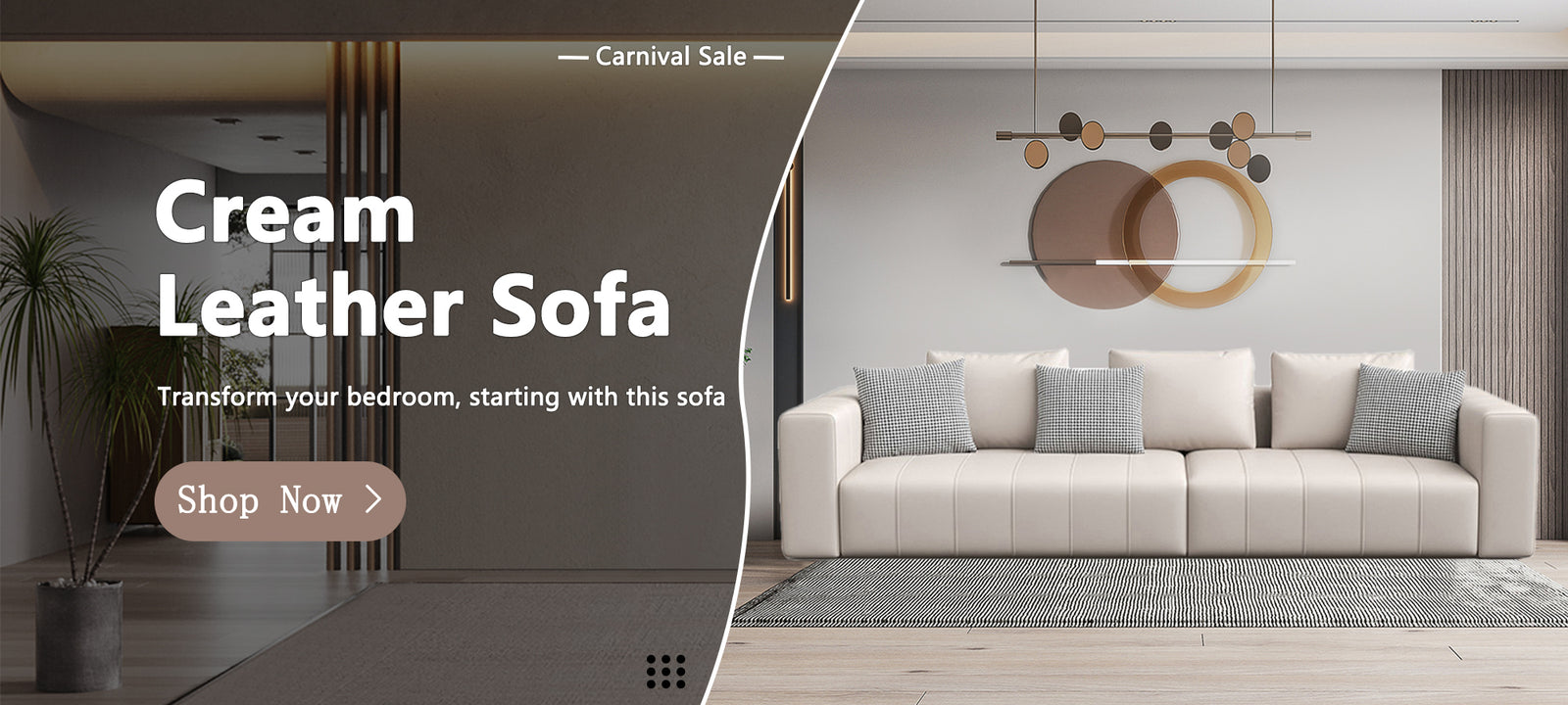  cream  sofa