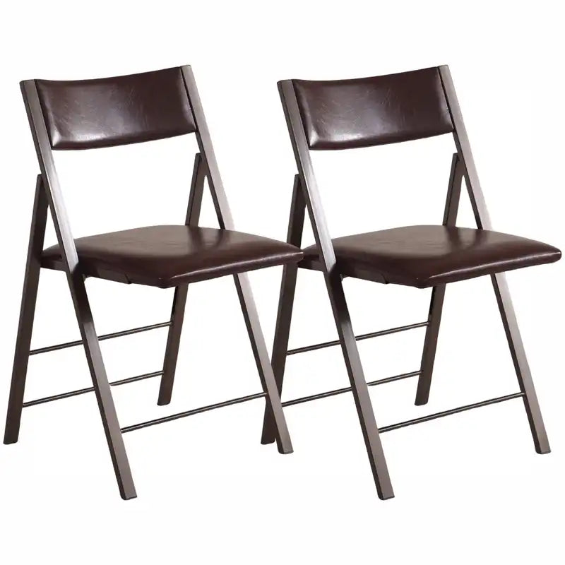 Soft backrest - 2-Pack Heavy Duty Seating #6B4226 Unfolded:32''H8.5''SH8.3''W7.7''D