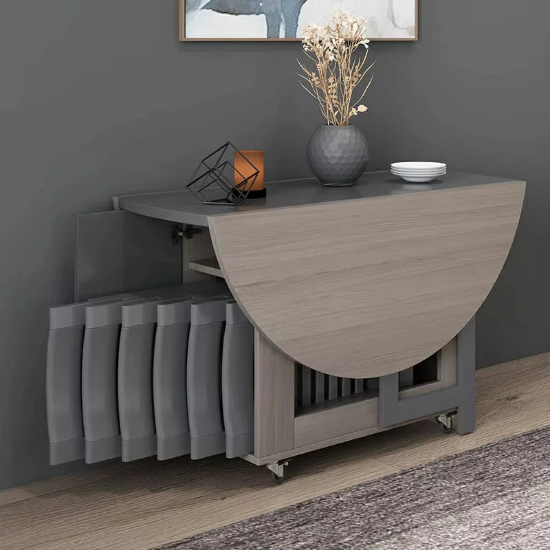 Folding Dining Table Set | Space-Saving Furniture