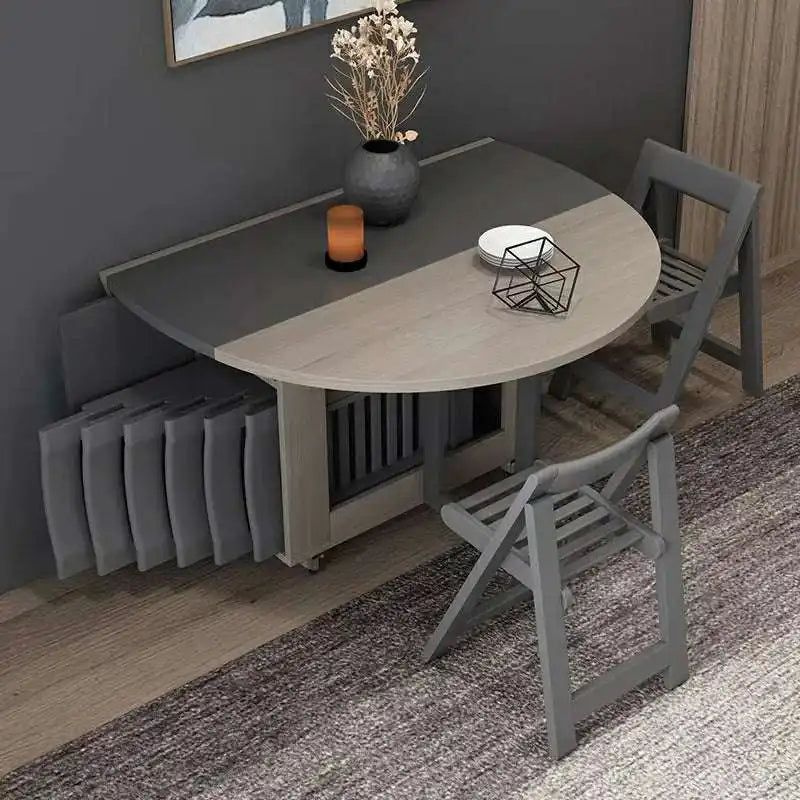 Folding Dining Table Set | Space-Saving Furniture