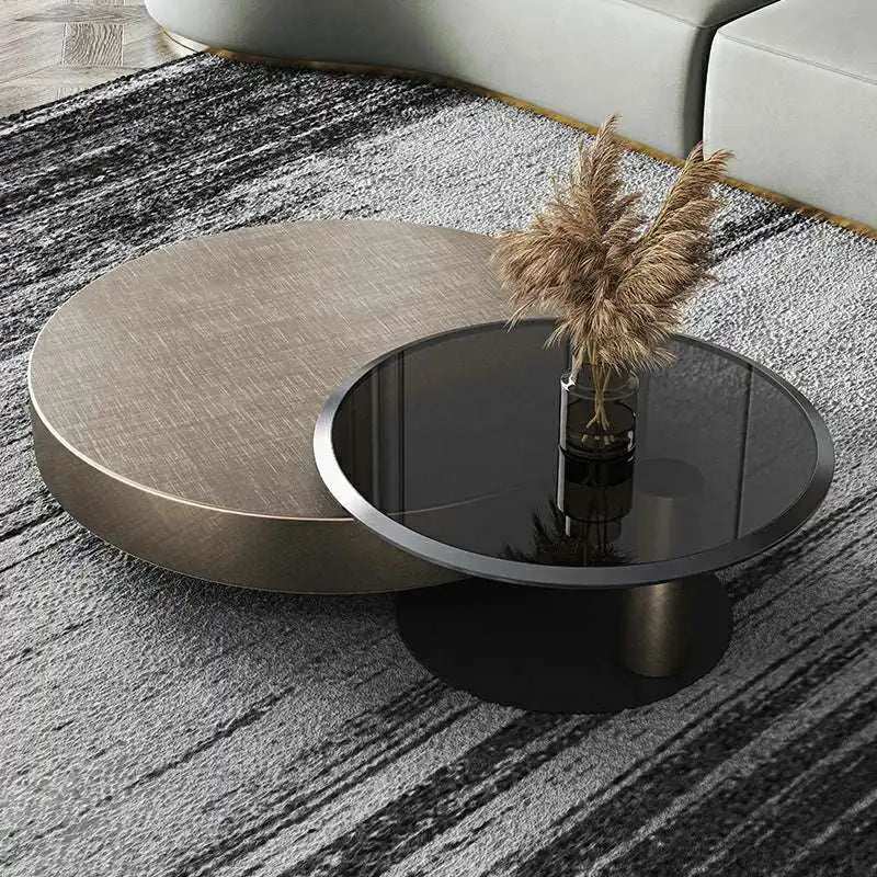 Nesting Coffee Table - Modern Round Living Room Tables