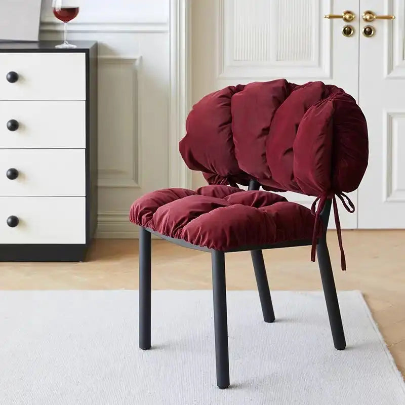 Emerald Velvet Lounge Chair | Plush Accent Seating 32''H6''W0''D #F61F1F