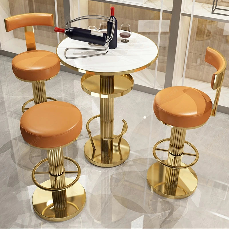 Marble Bar Table - Gold Base | Modern Home Bar Furniture