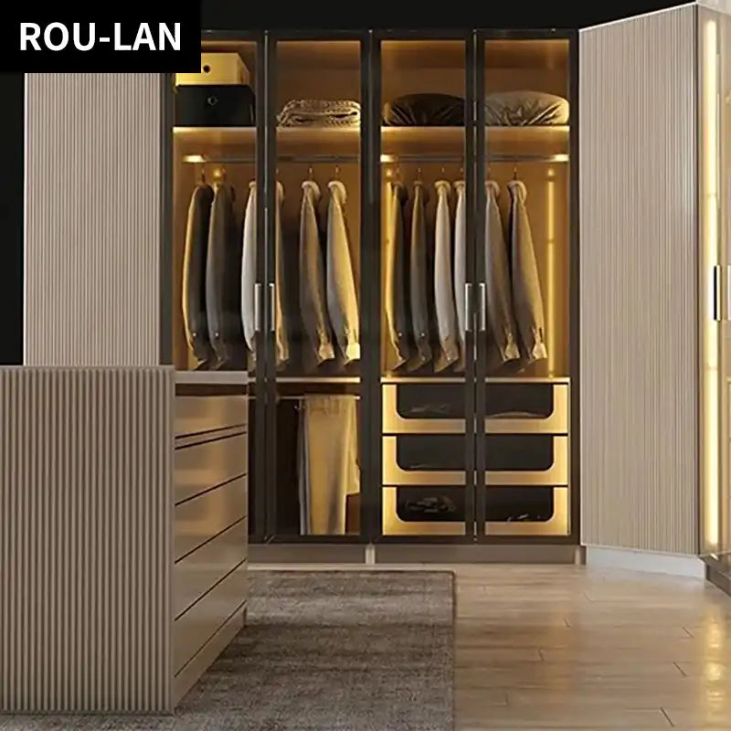 Customized Closet Showroom Closet Showroom Storage Cabinet Home Wardro ...