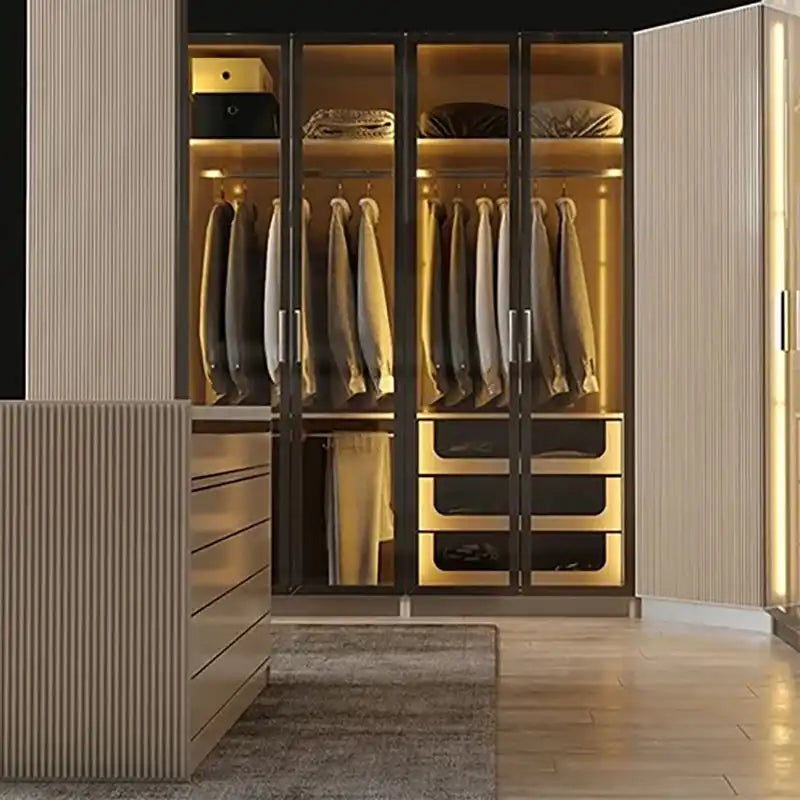 Customized Closet Showroom Closet Showroom Storage Cabinet Home Wardrobe Shopping Mall Display Cabinet