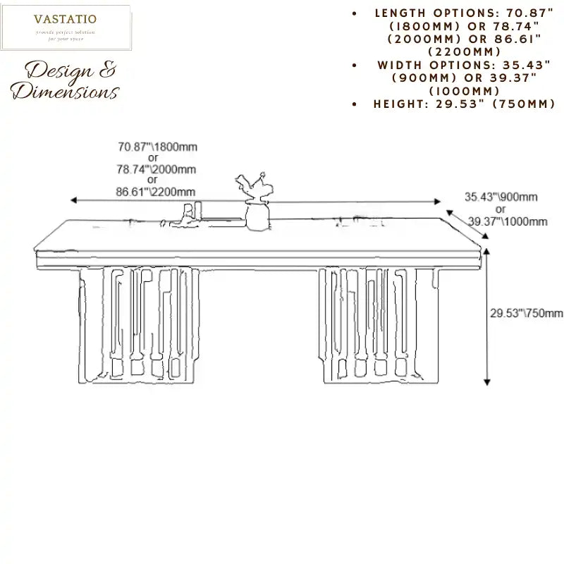 Marble Dining Table with Gold Stainless Steel Base