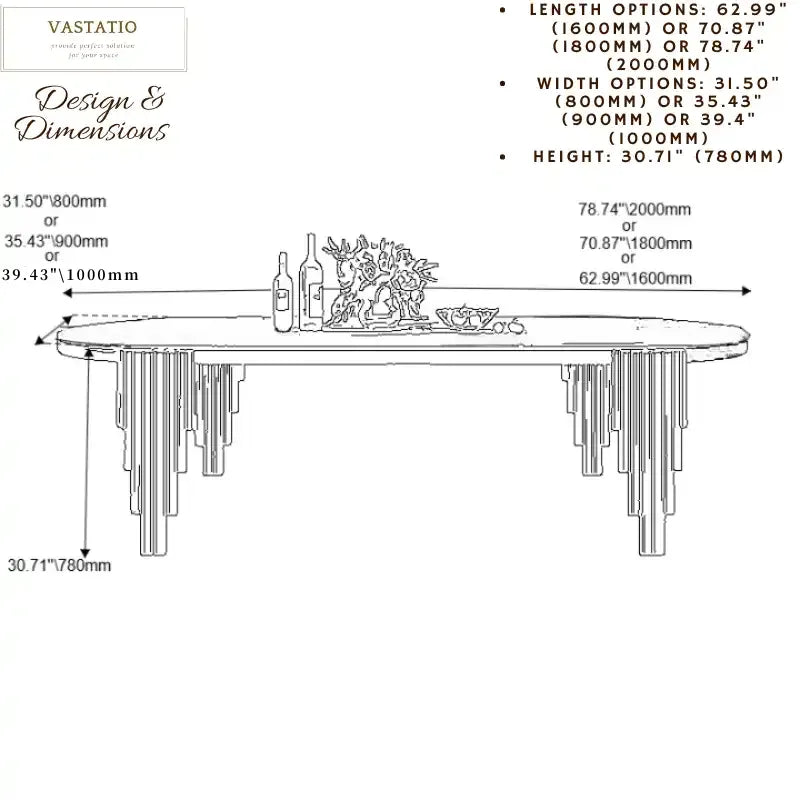 Oval Marble Dining Table - Gold Base | Luxury Dining Room Furniture