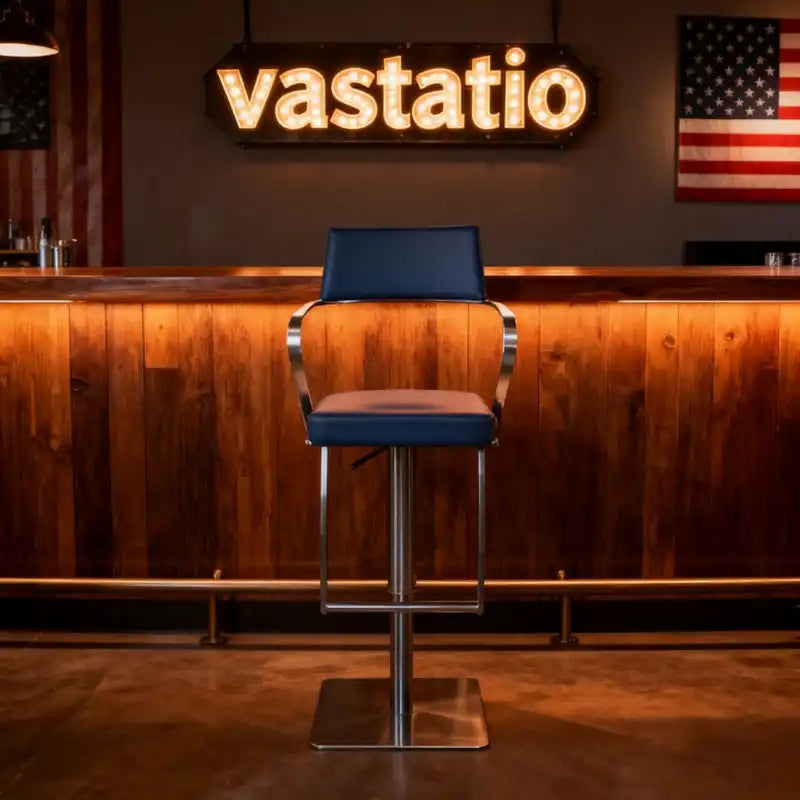 Beige Adjustable Bar Stool | Modern Kitchen & Bar Seating
