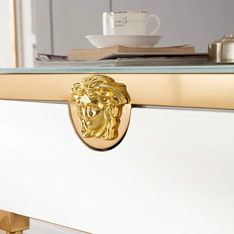 Black and Gold End Table | Glam Accent Table for Sale