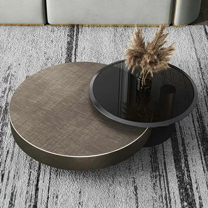 Nesting Coffee Table - Modern Round Living Room Tables