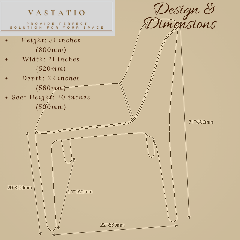 Black & Gold Dining Chair - Modern Accent Seating