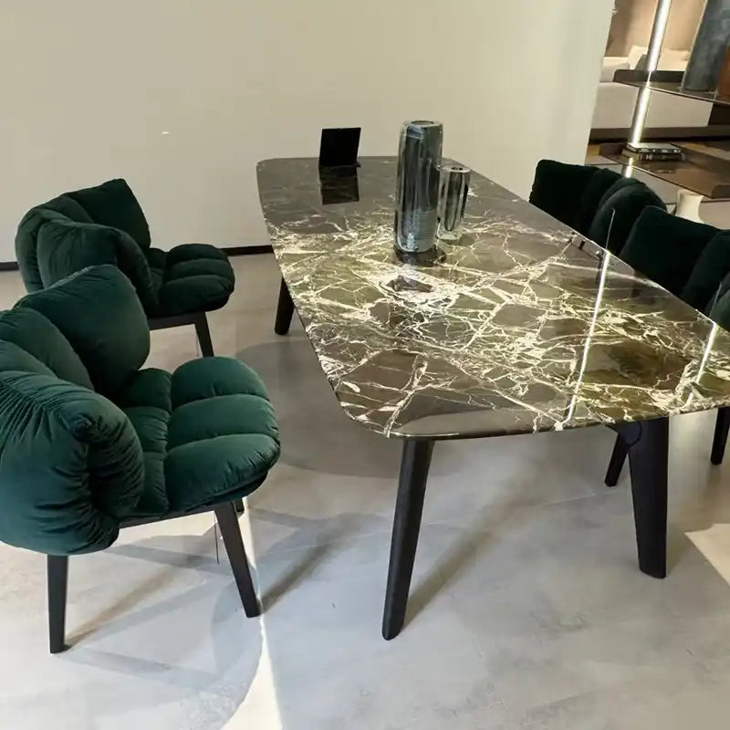 Velvet Accent Lounge Chair – Plush Seating