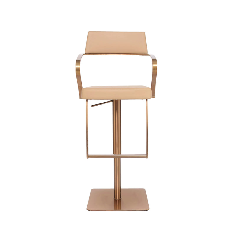 Beige Adjustable Bar Stool | Modern Kitchen & Bar Seating