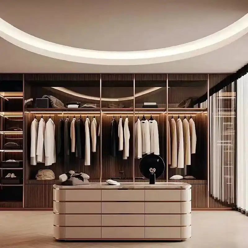 Cloakroom Customized Closet Showroom Closet Showroom Storage Cabinet Home Wardrobe Shopping Mall Display Cabinet Storage Locker