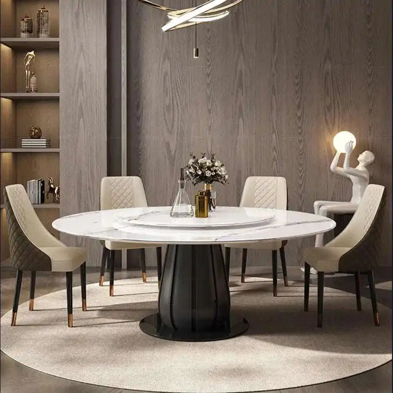 Extendable Marble Dining Table - Seats Up To 8
