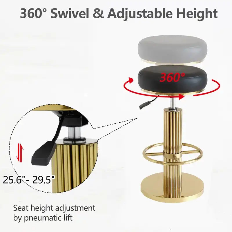Adjustable Swivel Counter Stools for Kitchen Island