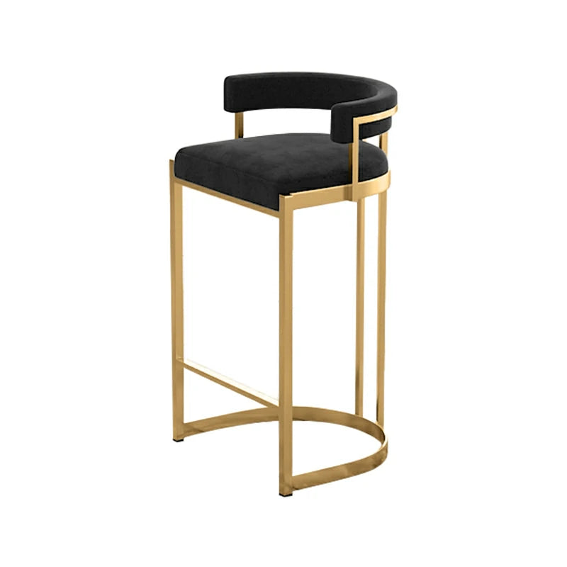 Modern Velvet & Gold Bar Stools – Luxury Counter Seating for Kitchen Islands & Home Bars