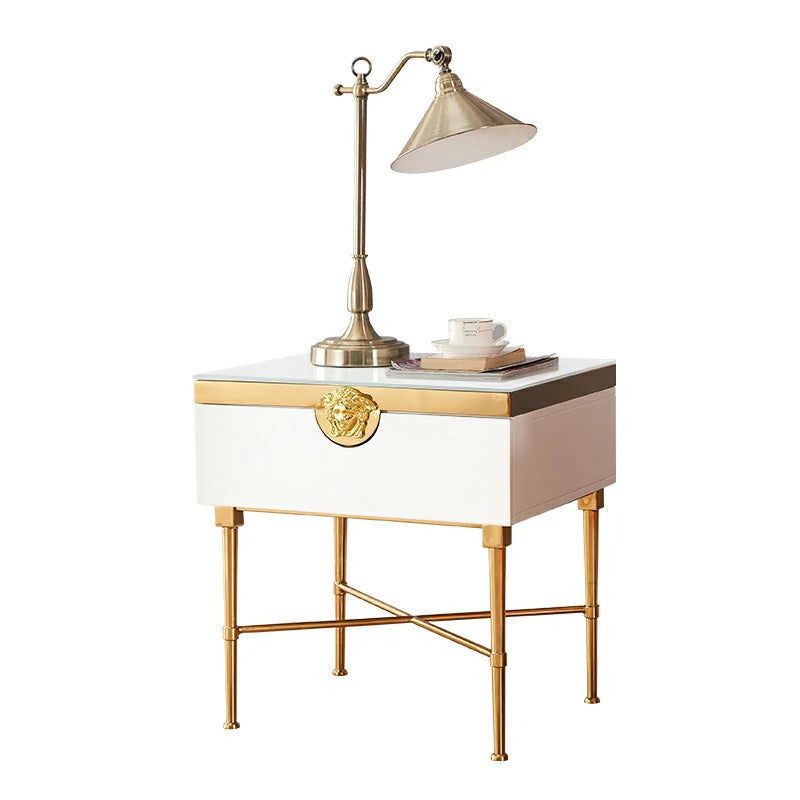 Black and Gold End Table | Glam Accent Table for Sale