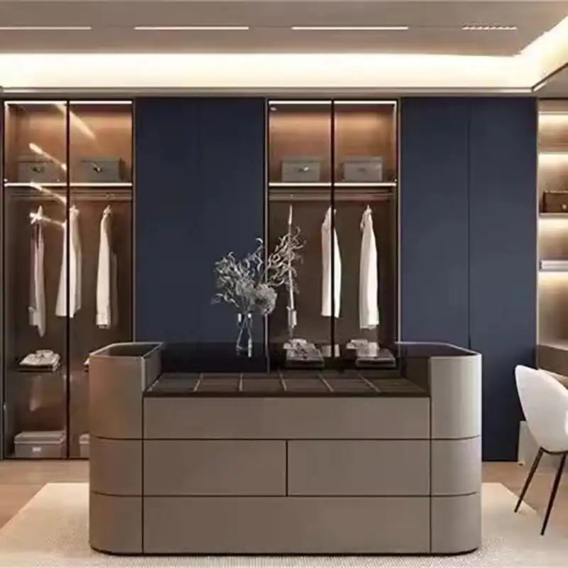 Cloakroom Customized Closet Showroom Closet Showroom Storage Cabinet Home Wardrobe Shopping Mall Display Cabinet Storage Locker