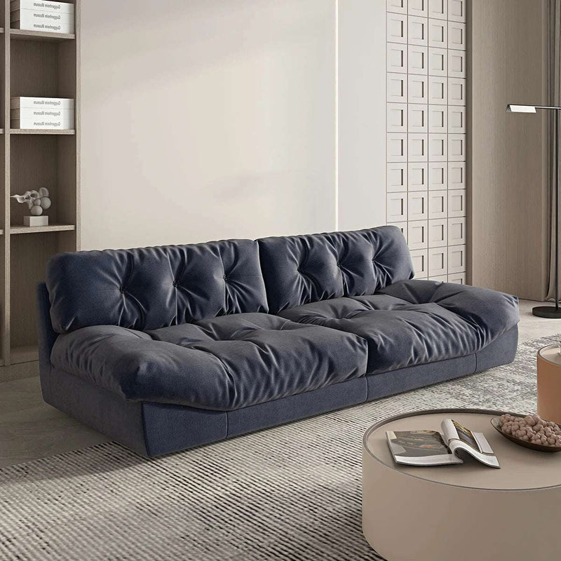 Yellow Tufted Sofa - Modern Living Room