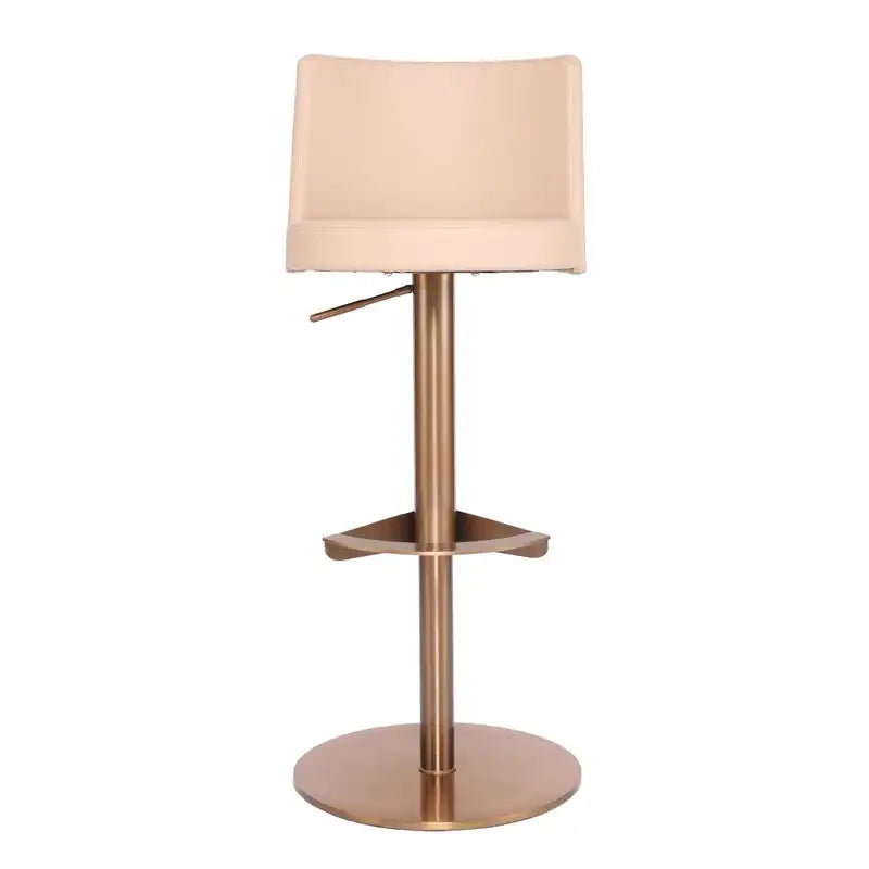 Pink Bar Stool: Adjustable Height Swivel | Modern Comfort