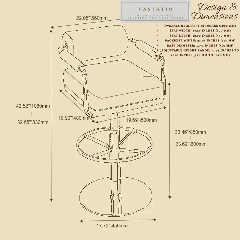Burnt Orange Velvet Bar Stool - Gold Base & Swivel
