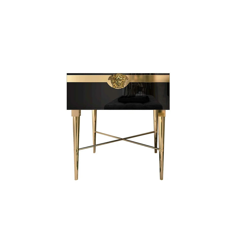 Black and Gold End Table | Glam Accent Table for Sale