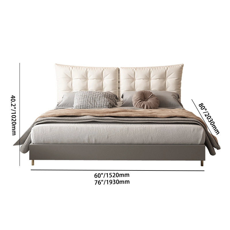 Luxury Pillow Bed - Modern Platform Bed Frame