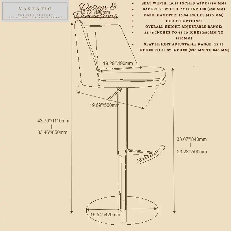 Velvet Swivel Bar Stool - Burnt Orange & Gold Base