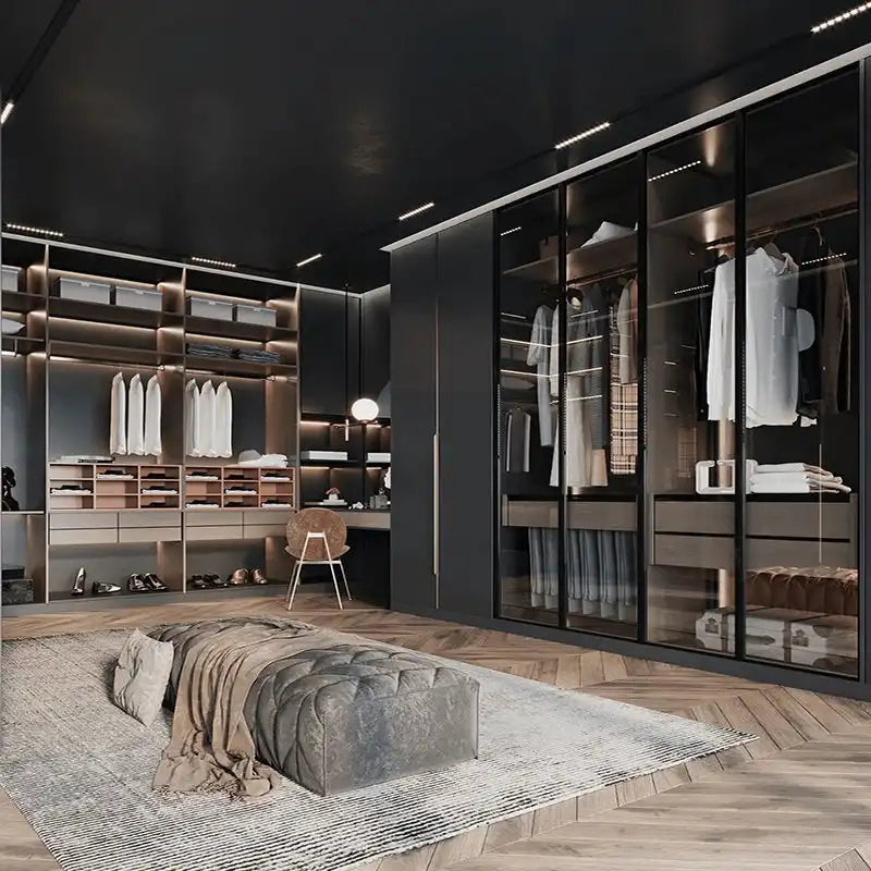 Cloakroom Storage Locker Customized Closet Showroom Closet Showroom Storage Cabinet Home Wardrobe Shopping Mall Display Cabinet