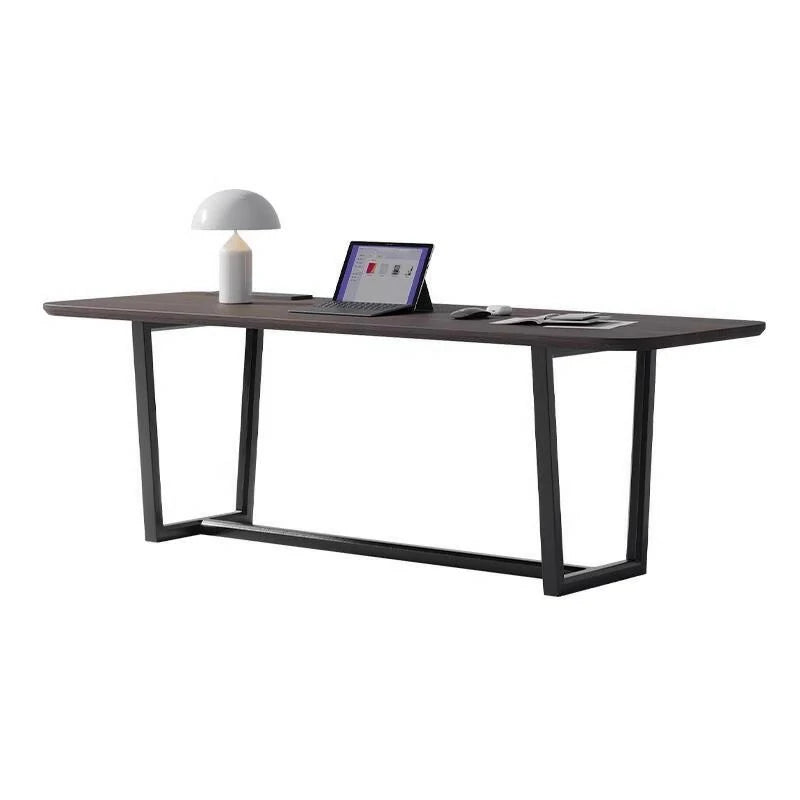 Walnut Desk with Steel Frame | Modern Minimalist Design